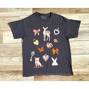 Nordstrom vinyl icons Women’s Graphic Animal Print Crew Neck t-shirt